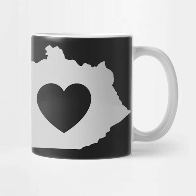 Kentucky Love Heart by helloshirts